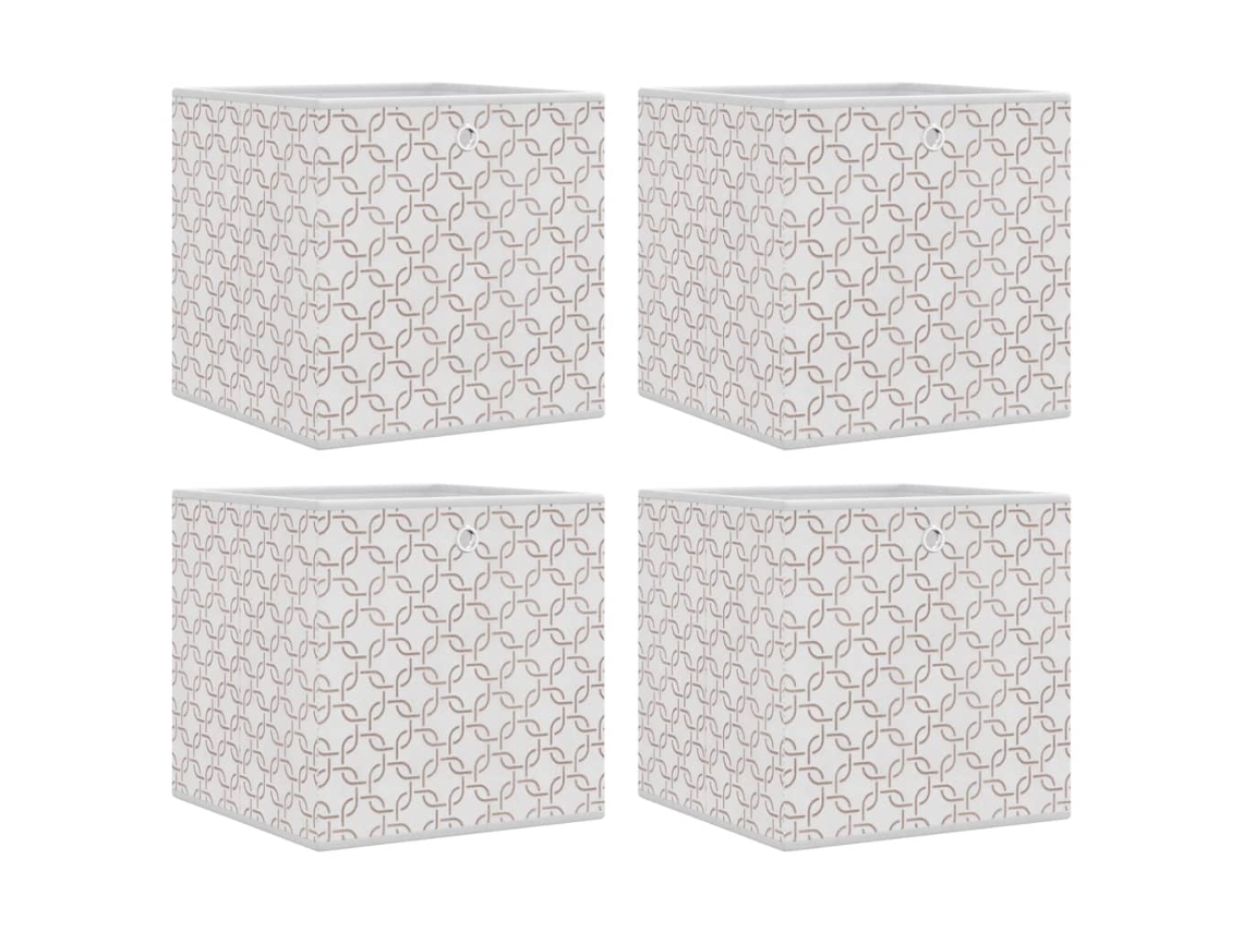 Foldable Storage Box, Foldable Storage Boxes Vidaxl Creme Tecido Não Tecido (n/a)