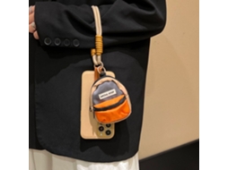 Bolsa Escolar, Em Couro, Cor Marrom