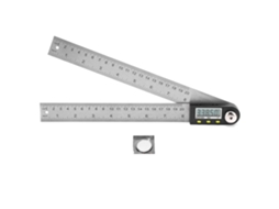 Finder De Ângulo 2 Em 1 0-200mm 0-360° Protraktor Digital De Aço Inoxidável Com Tela Lcd Ferramenta De Medição