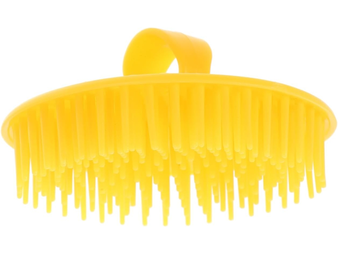 Mini escova de massagem de silicone para braços e pernas, rosa (cor aleatória)