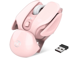 Rato HXSJ Mute (Wireless - Regular - Rosa)