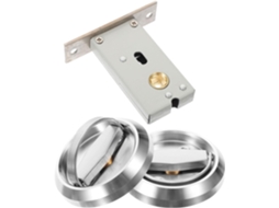 1-conjunto De Fechadura Porta Com Maçaneta Invisível, Versátil E Com Trava Para Privacidade, Ideal Para Casas
