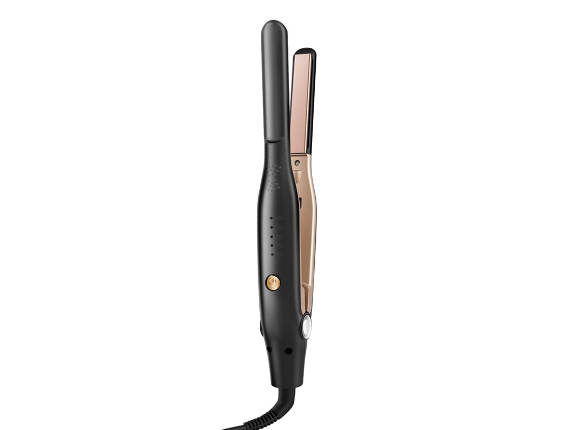 Prancha Alisadora De Cabelo Com Função De Íons Negativos, Modelador De Cachos 2 Em 1 Masculino, Estilo Europeu Para Franja.