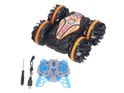 Ats coche de Acrobacias Rc de Doble Cara 4wd Rotación 360 Grados Todo Terreno Resistente Al Agua Recargable