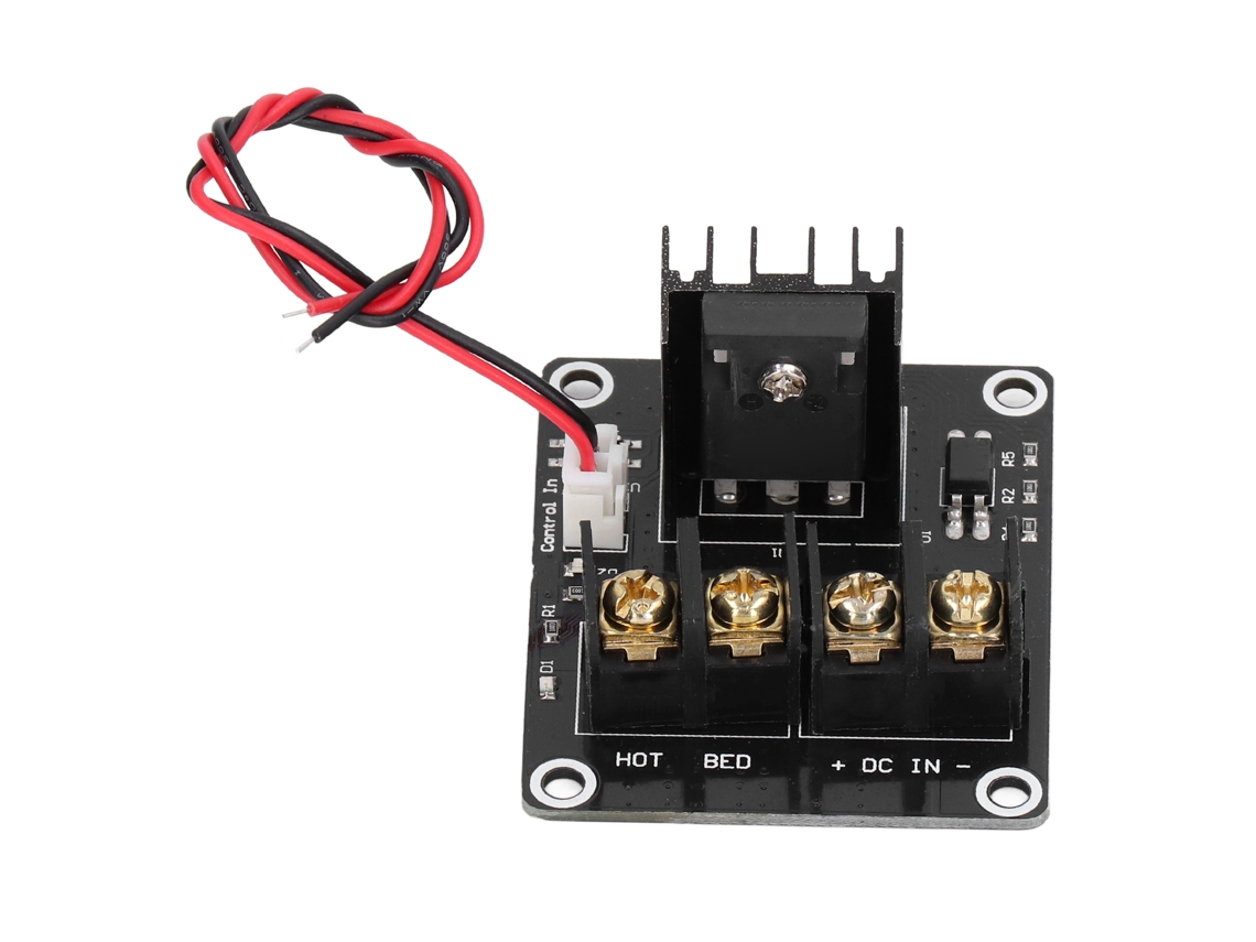 Módulo De Cama Aquecida Para Impressora 3d: Placa De Expansão Com Transistor Mos De Alta Potência E Grande Corrente