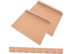 Conjunto de 30 Envelopes Rígidos Autoadesivos de Papel Kraft para Convites, Documentos e Pequenos Pacotes. SFUSHOS
