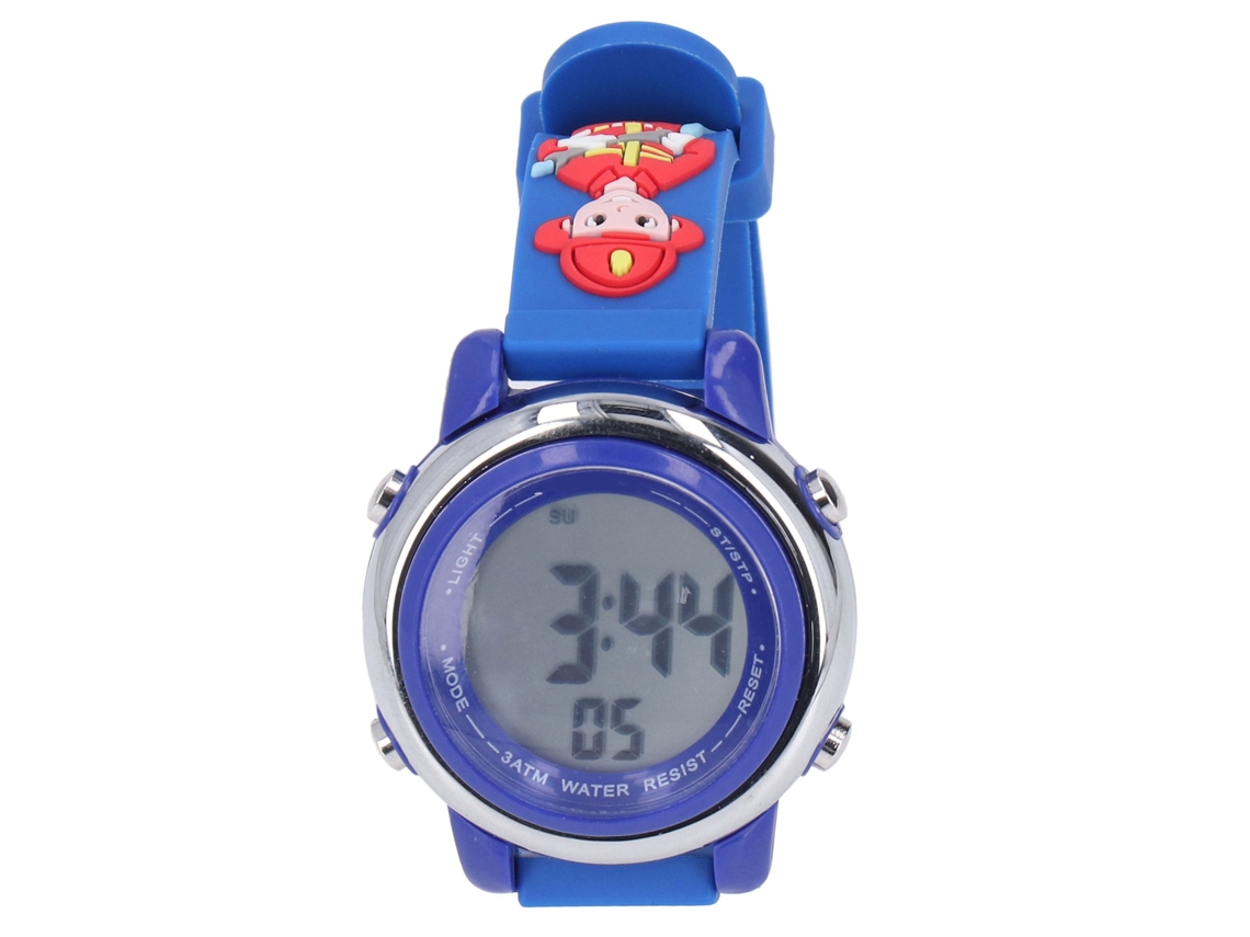 Reloj Digital Deportivo Para Niños Resistente Al Agua Con Lcd, Luz Led, Alarma Y Cronômetro