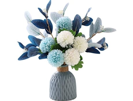 Flores Artificiais Com Vaso Faux Hydrangea Arranjos De Flores Para Decoração De Casamento Da Casa Jardim Party Truyuety