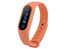 Pulseira Inteligente Pulseira Inteligente M2 Plus (laranja) EOOCOO (monitor de Ritmo Cardíaco e Passos)