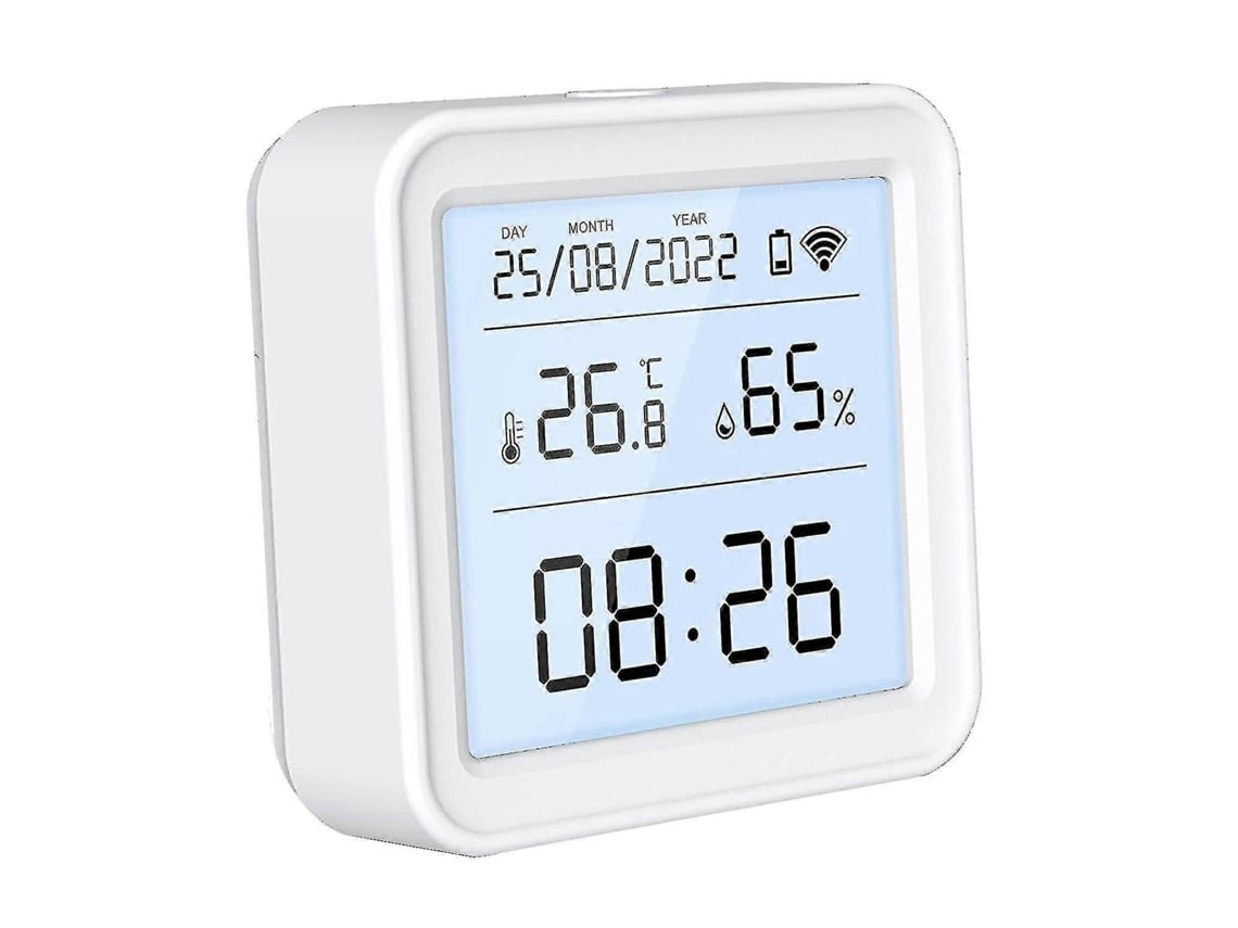 Termômetro E Higrômetro Inteligentes Com Sensor De Temperatura E Umidade Via Wi-fi, Compatíveis Com O Google Assistente E Com Função De Alerta (2