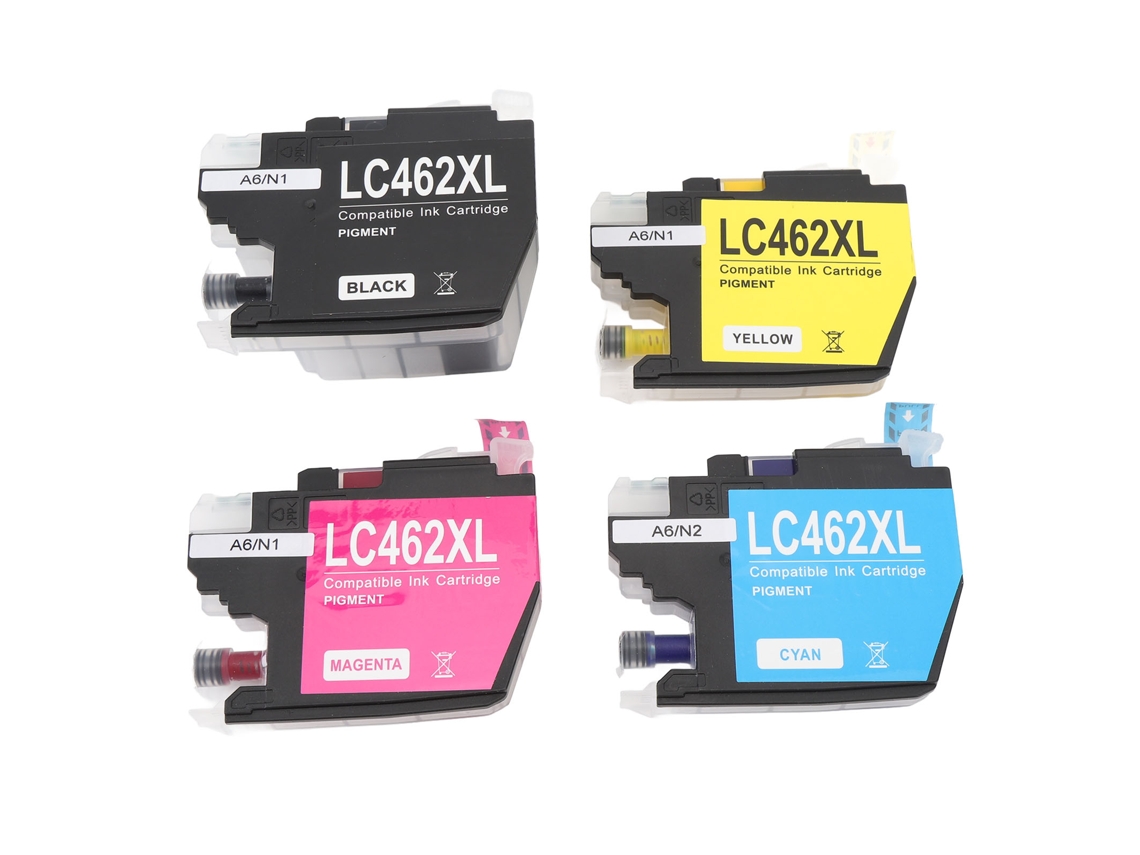 Cartucho de Tinta Lc462xl Preto Azul Vermelho Amarelo para Impressora Mfc j2340dw J3540dw J3940