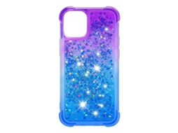 Capa De Tpu Com Glitter Em Pó Gradiente E Areia Movediça À Prova De Choque Para Iphone 12 Mini