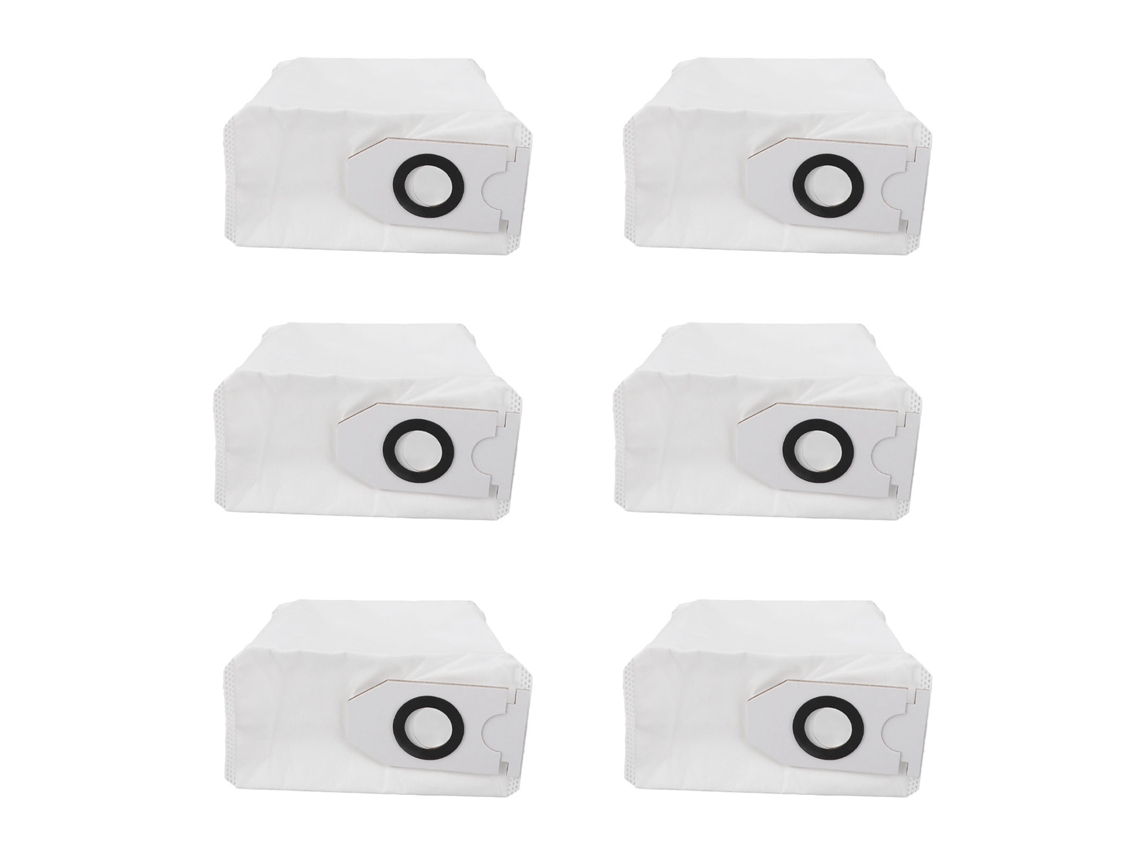 6pcs Sacolas de Poeira para Aspirador Robô Midea V10 V12 W11 Tecido Não Tecido