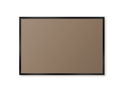 Magnetic Glass Board Brown Color For The Hall Espelharte (60x40 Cm)
