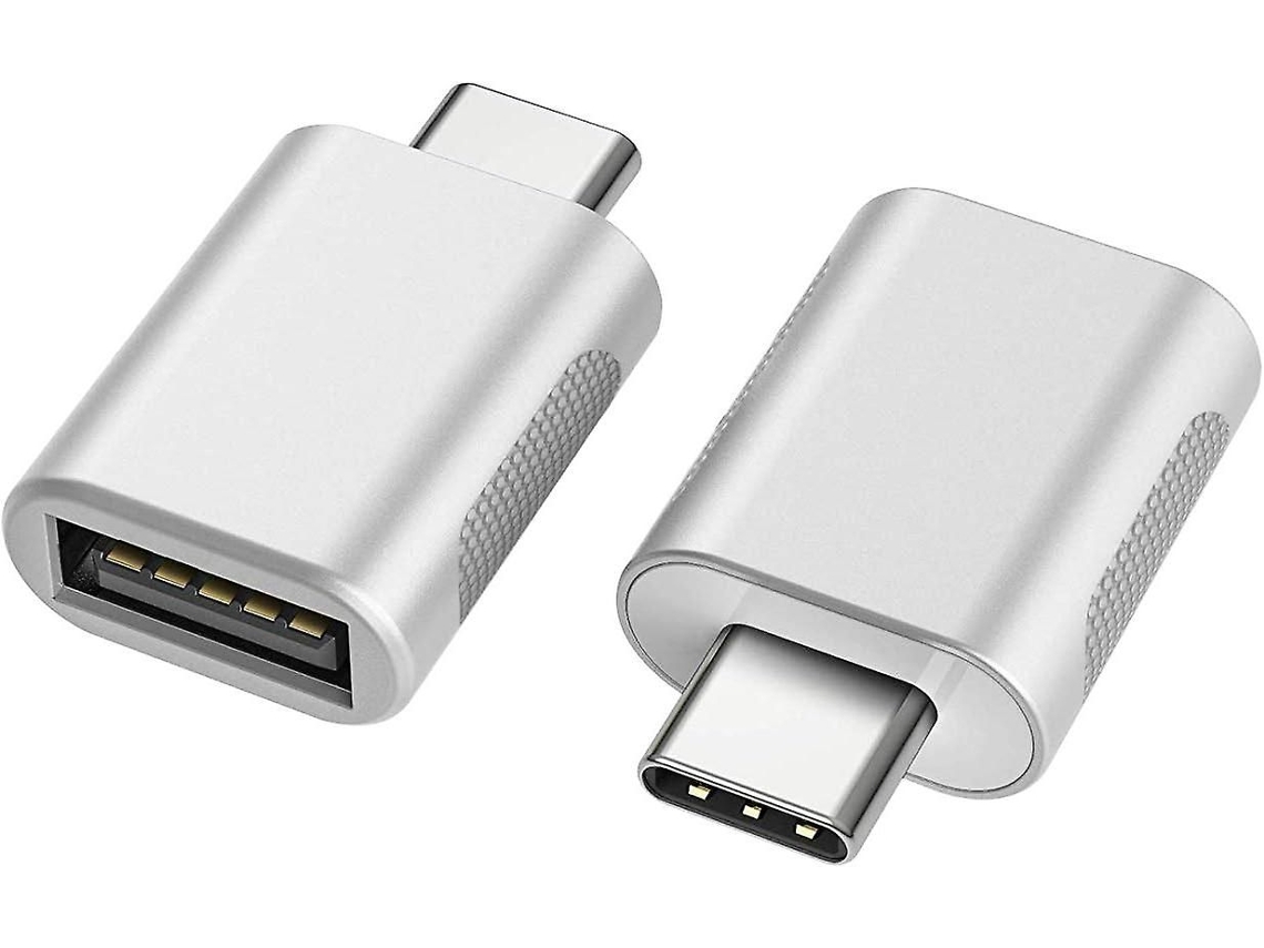 Adaptador Usb C Para Usb 3.0 (pacote Com 2), Prateado