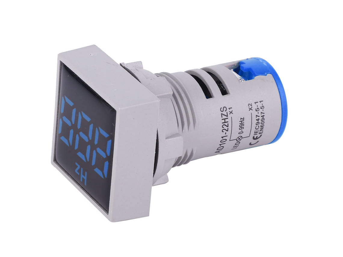 Indicador Led Digital Quadrado 100~380v Ac 20~75hz