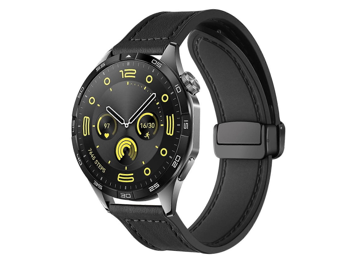 Pulseira De Relógio Xdfind Com Estampa Crazy Horse, Feita De Silicone E Com Fecho Magnético.