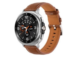 Bracelete Couro Genuíno com Textura de Lichia para Samsung Galaxy Watch 8 / 8 Classic XIAOMOYU