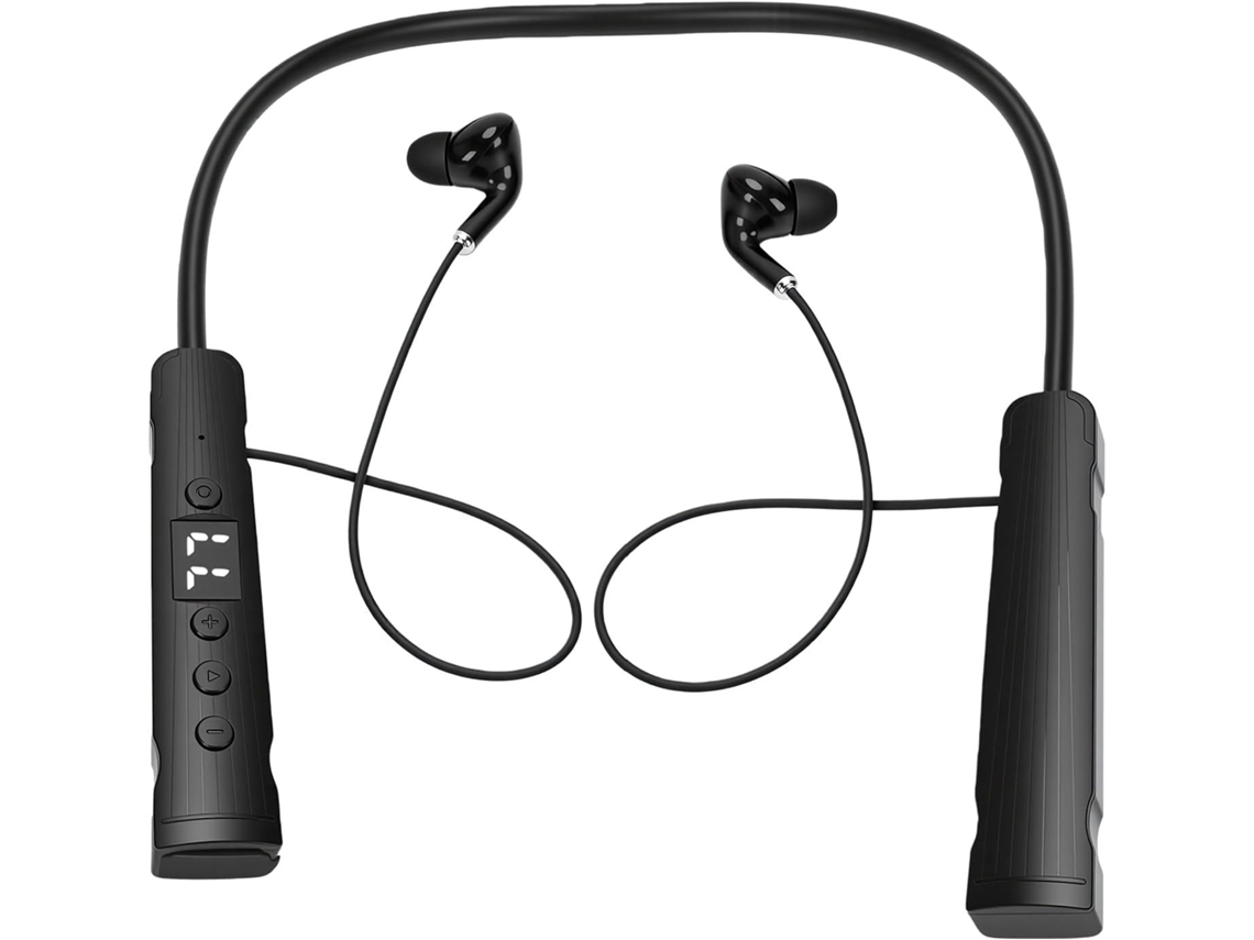 Fones De Ouvido Bewinner Com Cancelamento Ruído Enc, Bateria De 50 Horas E Visor Digital Preto