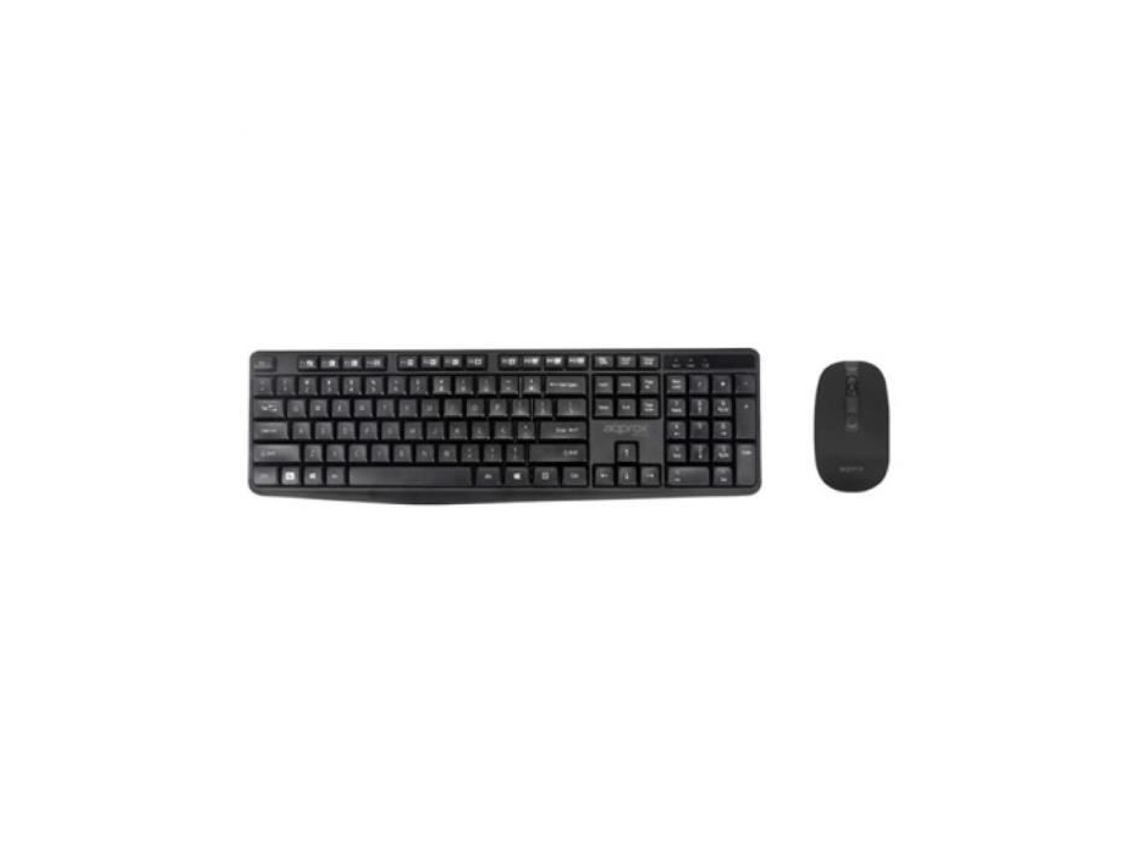 Lurelia Conjunto Teclado E Rato Sem Fios, 2.4g, Cor Preta