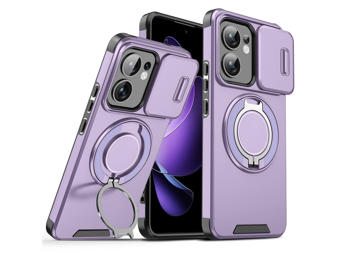 Lurelia Capa Magnética Para Realme 16 Pro Com Suporte, Roxo