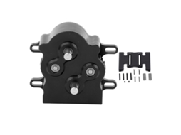 CAIXA BUSINESS de engrenagens com motor rotor externo duplo, para crawler RC, alumínio preto
