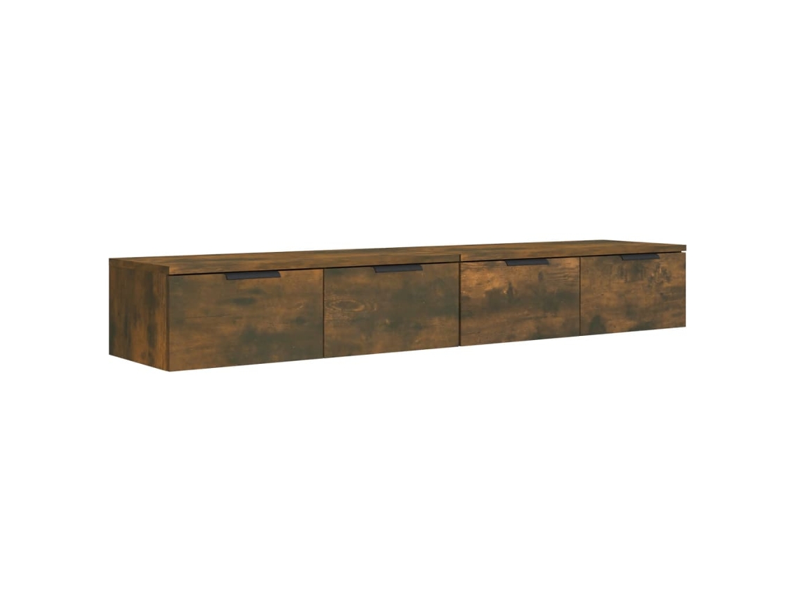 Wall Cabinet, Wall Cabinets Vidaxl Marrom Madeira Processada (n/a)