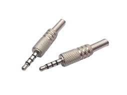 Conector de Áudio 3,5 Mm, Estéreo Cabeçote Soldagem Canal Duplo Mm AQUAFORGE