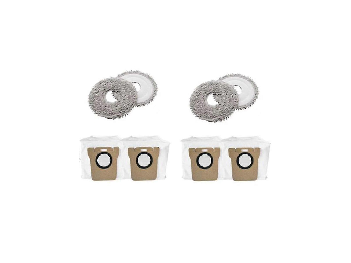 8pcs Dust Bag Mop Cloth For B101cn/ S10/s10 Pro/ L10s Ultra Robot Vacuum Cleaner Replacement Attach_glo