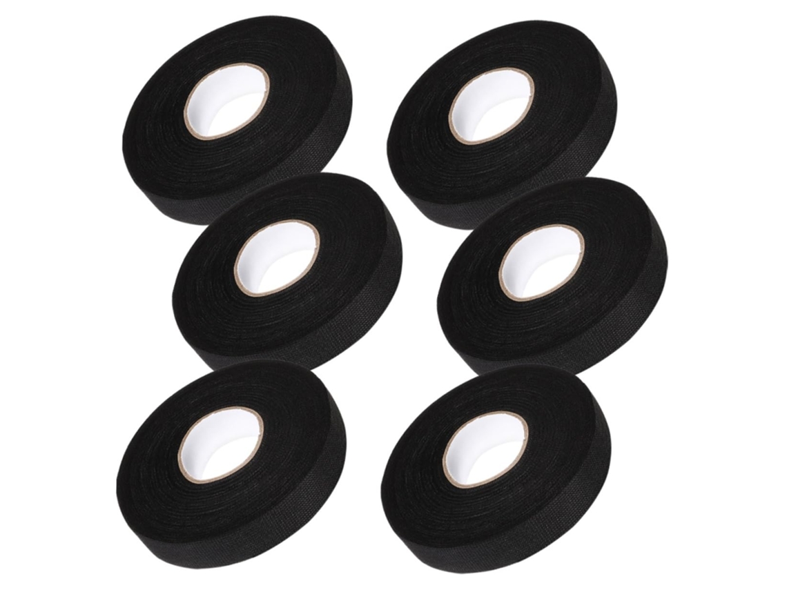 Fita Adesiva Para Chicote Elétrico Automotivo Heallily, 6 Rolos, Resistente A Altas Temperaturas, Para Uso Interno Em