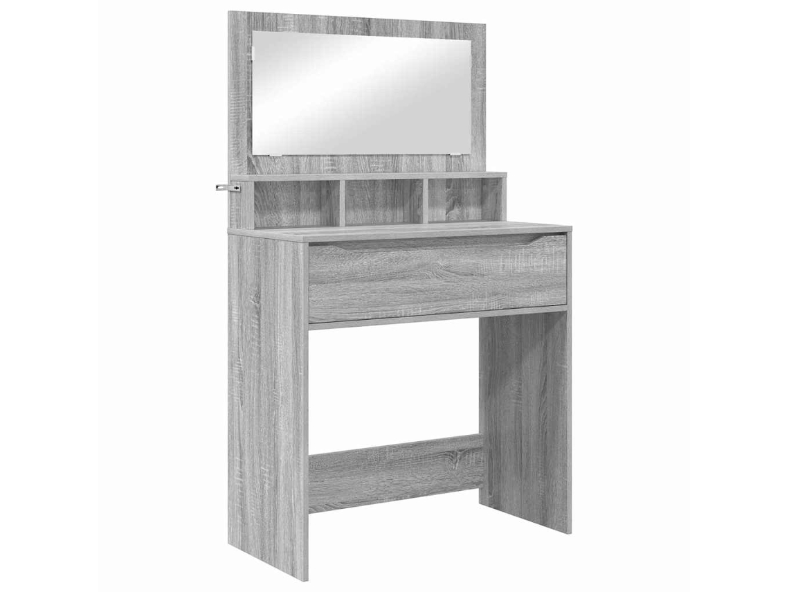 Conjunto de Mesas de Maquiagem para Quarto Cinza Sonoma com MAISON EXCLUSIVE (80x39,6x135 cm)