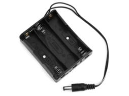 Laxiscreed Caixa De Armazenamento Para Baterias 18650 Com Ligações Dc 5.5x2.1mm