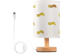 Luminária de mesa Kll com padrão exclusivo Dourado, 10 luminárias de mesa laterais femininas