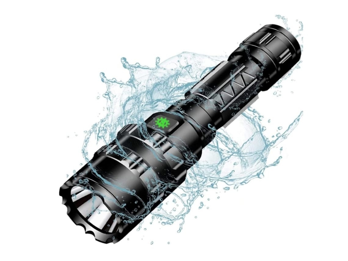 Lanterna Mini Lanterna Resistente À Água para Acampar Lanterna Led Lanterna Compacta Lanternas Táticas com Lumens Altos Preto BISBISOUS VIGA EUROPE