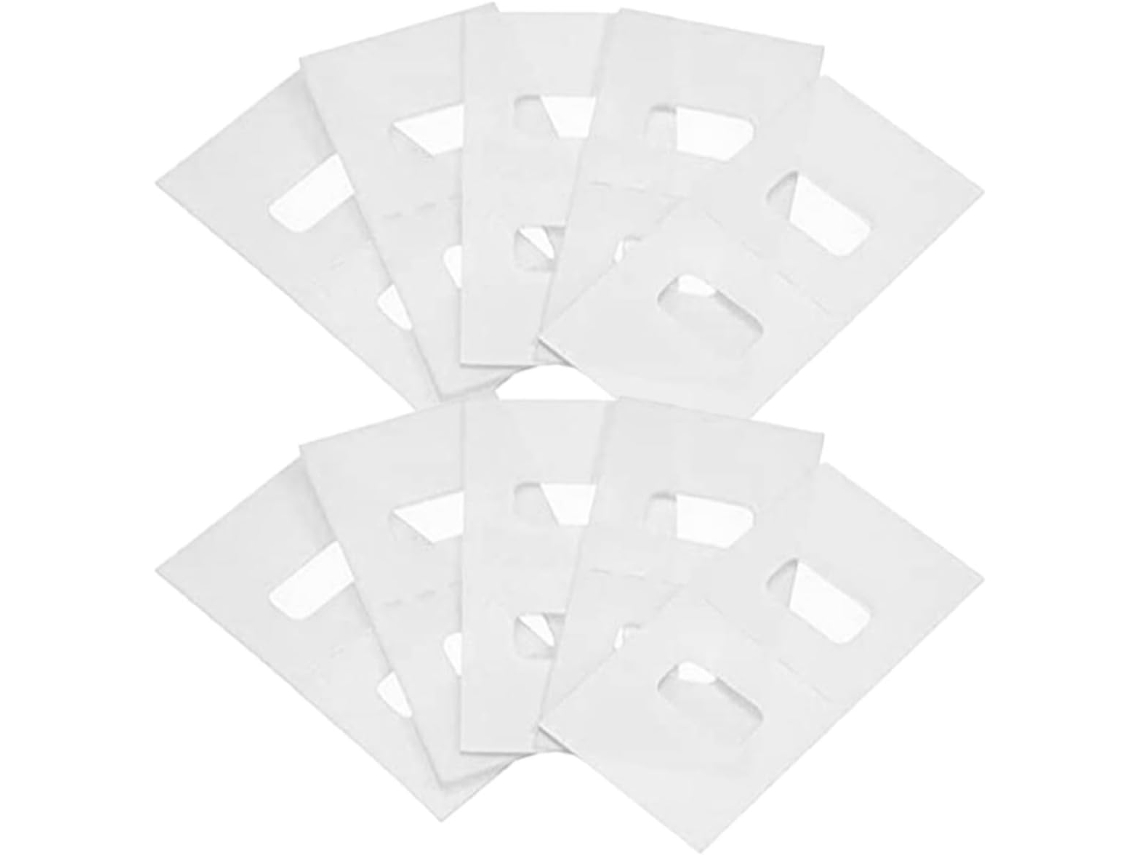 Kit Com 10-abas De Reparo Genéricas Em Pvc Branco Para Persianas Verticais, Compatível Com A Maioria Dos Modelos De