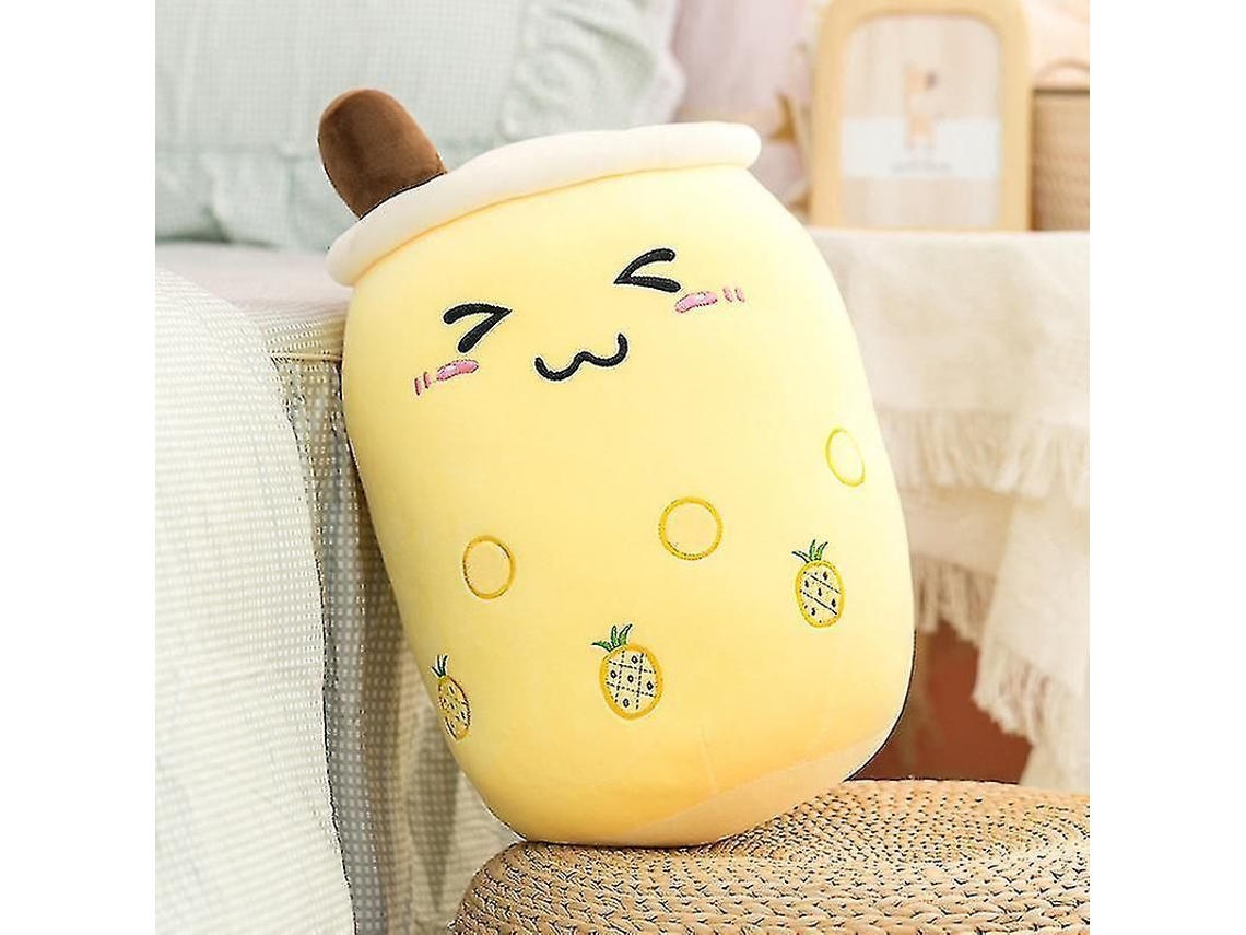 2026 muñeco de Peluche de Chá de Bolhas com Rosto Sorridente 24/35/50/70cm para Decoração e Presente