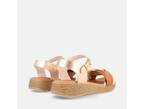 Sandálias De Mulher Marila Shoes Macao Pele Castanho (40)