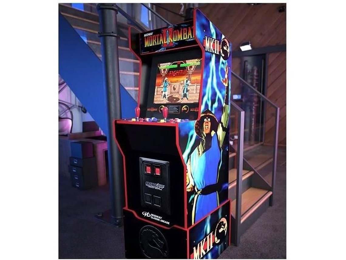 Máquina de Arcade Midway Mortal Kombat EVOLUTION 12 Jogos Tela Led de 17 Polegadas