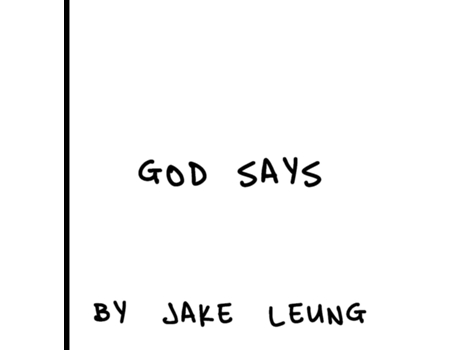 Livro God Says de Jake Leung (Inglês)