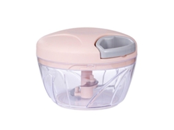 Moedor Manual de Carne e Alho , Picador de Legumes e Cebola. MDUG (500 Ml, Rosa)