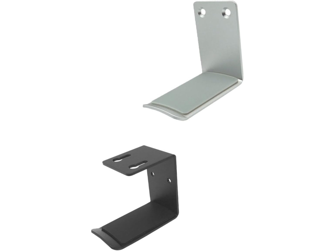 Suporte Para Fones De Ouvido Valiclud, Conjunto De 2 Peças, Liga De Alumínio Com Gancho Adesivo, Armazenamento Simples