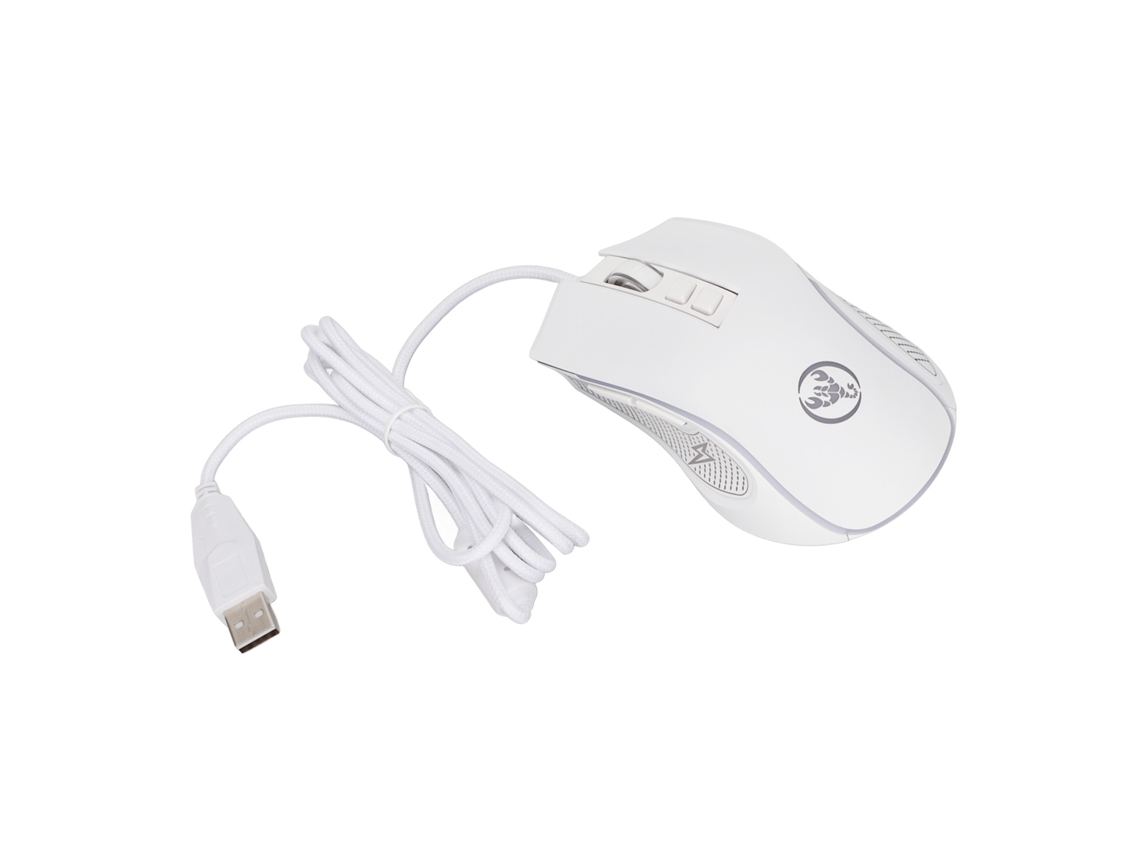 Rato Mecânico LAXISCREED 3600dpi Ajustável Rgb