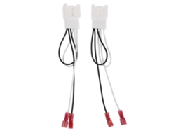 Adaptador de áudio para viva-voz de carro (2 unidades) em plástico e faixa metálica