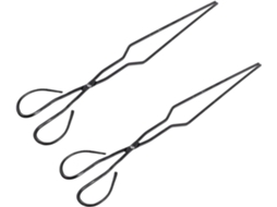 Conjunto De 2 Pinças Longas Para Carvão Toyvian, Acessório Para Camping E Churrasco