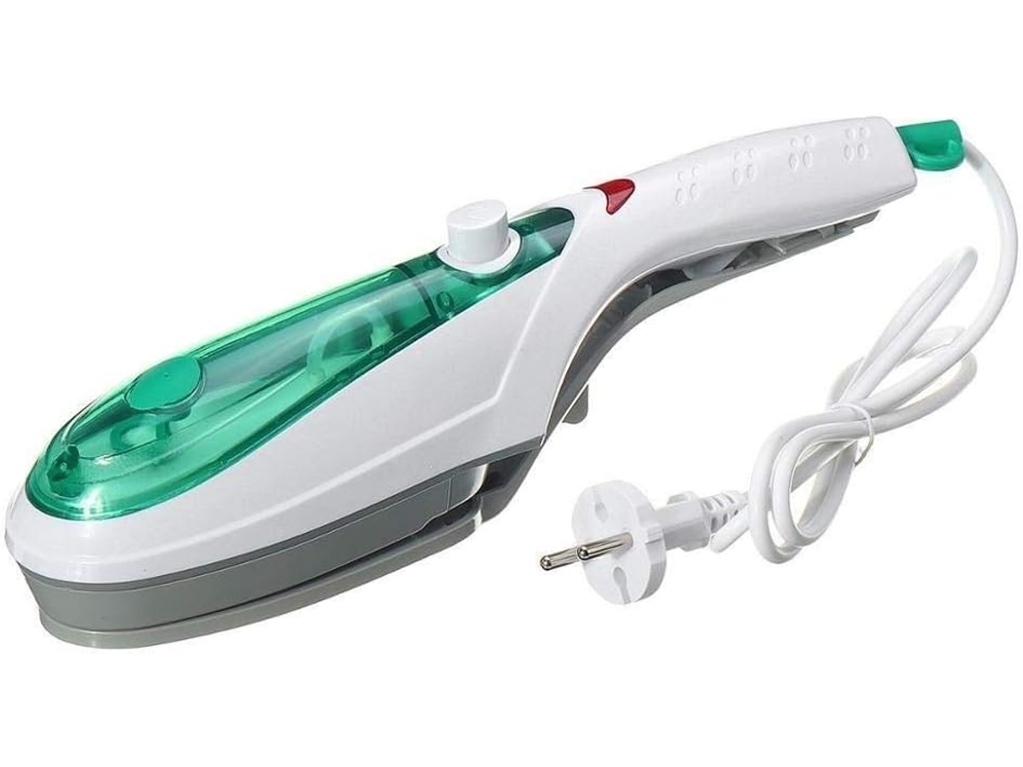 Ferro De Passar Roupa Portátil A Vapor Verde 1000w Aquaforge