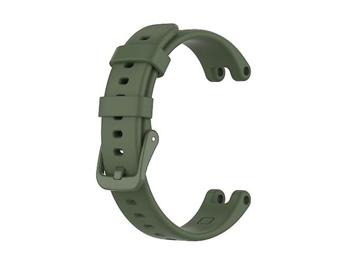 Pulseira De Relógio Lurelia Para Garmin Lily Silicone Com Ferramentas De Desmontagem Verde Escuro