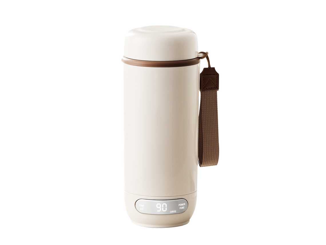 Chaleira Elétrica 600 Ml, Em Desintoxicação, Com 4 Configurações de Temperatura, Caneca Térmica Para Viagem Ideal Para Preparar Leite.