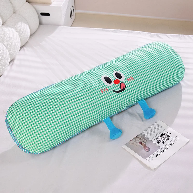 Almofada de Sofá em Seda Gelada com Dopamina para Adultos, Respirável, Ideal para o Verão. MDUG (verde 120cm)