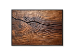 Magnetic Board For Wall Wooden Texture For The Bedroom Espelharte (100x70 Cm)