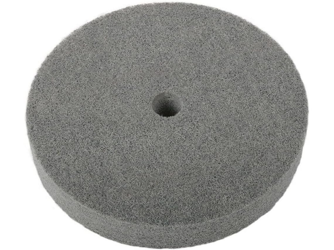 Disco De Polimento Fibra Nylon 6 Polegadas Para Metal, Madeira,